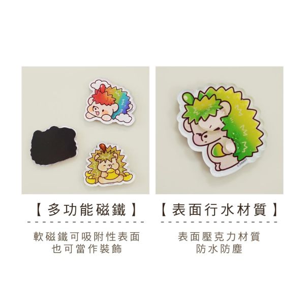 「水果刺蝟系列」- 壓克力磁鐵2入/CGC-404 