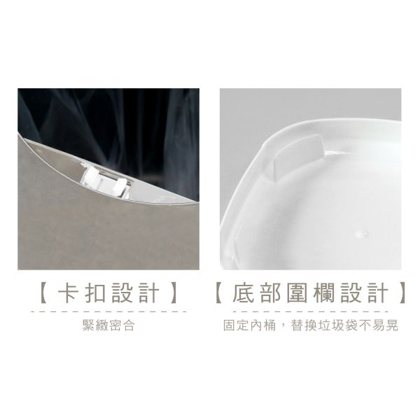 「鯊西米系列」- 桌上型垃圾桶/CZC-064 