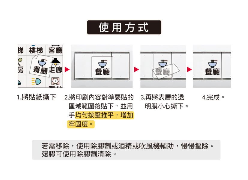 「簡單生活系列」-開關水晶標裝飾貼 