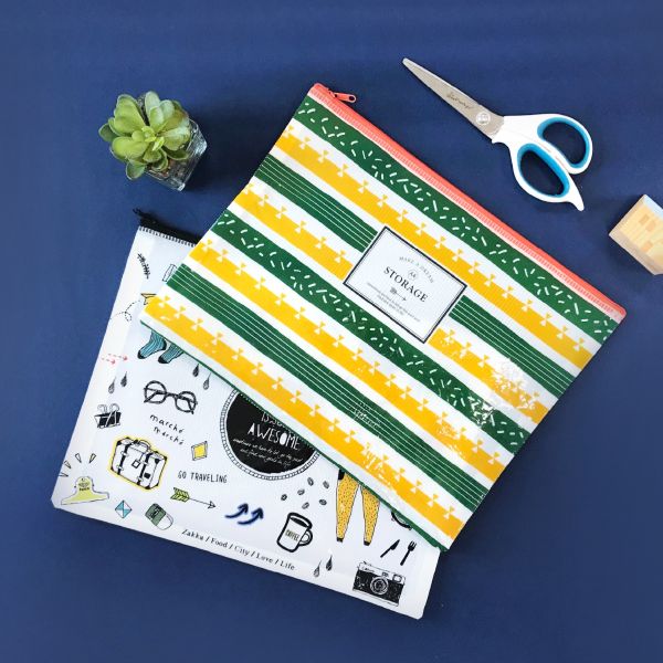 「簡單生活系列」- A4多用途網狀收納袋(2入)/CZC-114 