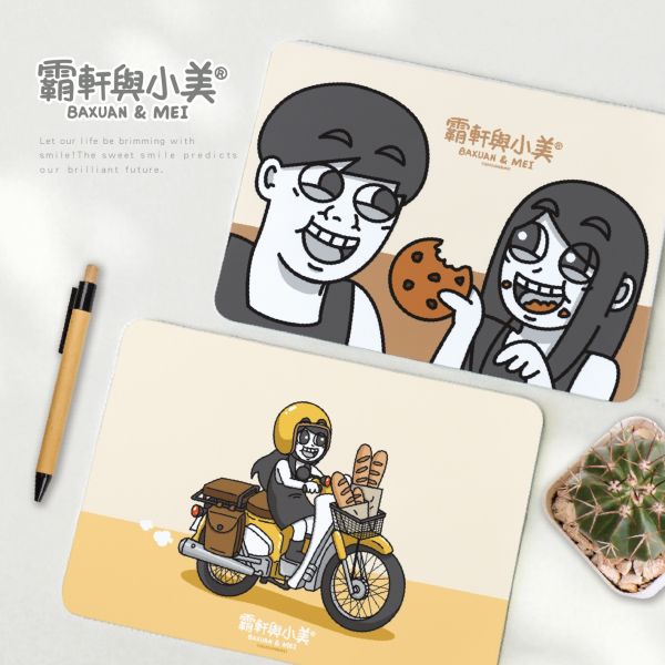 「霸軒與小美」- 大滑鼠墊/CPB-121 
