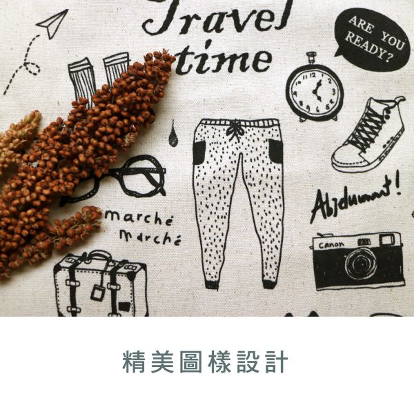 「簡單生活系列」- 棉布束口後背包/CZC-109 
