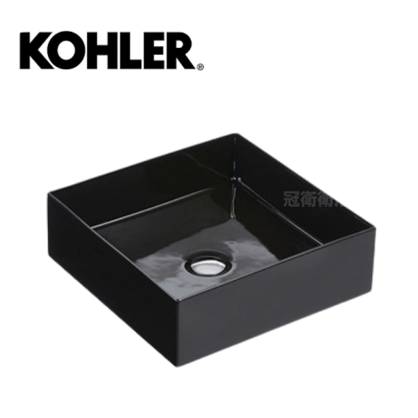 K-90011T-7 檯面盆 KOHLER  K-90011T-7 檯面盆 獨立盆 面盆 Mica 方形獨立盆 (39.3 x 39.3 cm)