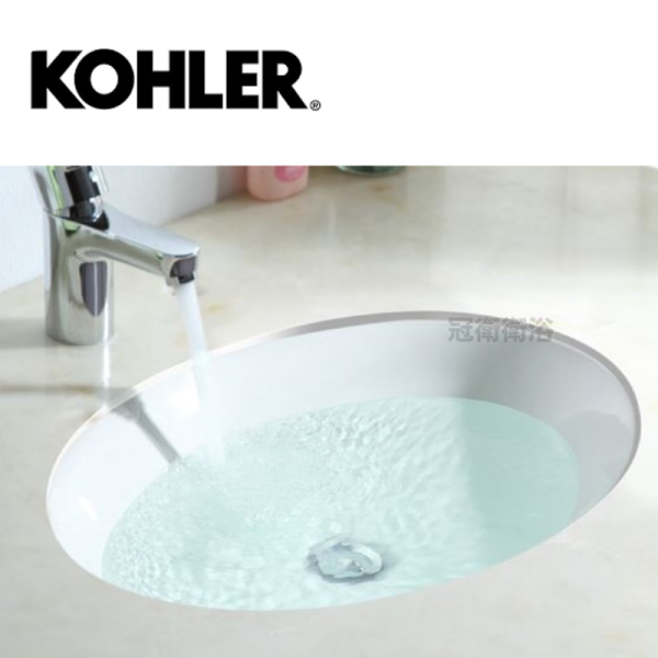 K-99184T-0 下崁盆 KOHLER  K-99184T-0 下崁盆 CHALICE 橢圓型下崁盆 (內徑 53.3 x 38cm