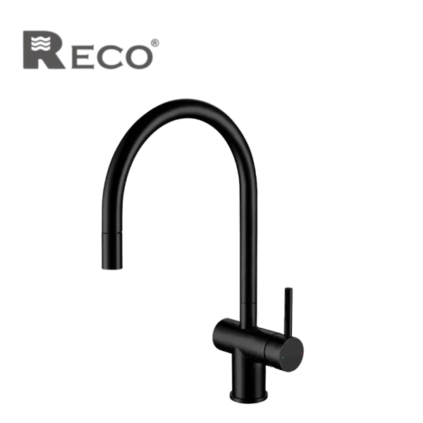 RECO 廚房伸縮龍頭 103505-BK RECO 廚房伸縮龍頭 103505-BK (霧黑) CARIS 不銹鋼廚房龍頭 廚房龍頭 水龍頭 龍頭 吧檯龍頭 水槽龍頭