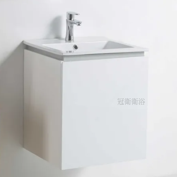 KW-V150臉盆浴櫃 浴櫃組 瓷盆浴櫃組 50CM浴櫃組 100%發泡板 防水防潮 簡約大方浴櫃 白色浴櫃 50公分浴櫃