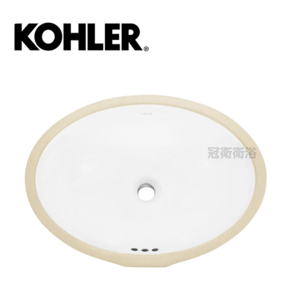 K-99184T-0 下崁盆 KOHLER  K-99184T-0 下崁盆 CHALICE 橢圓型下崁盆 (內徑 53.3 x 38cm