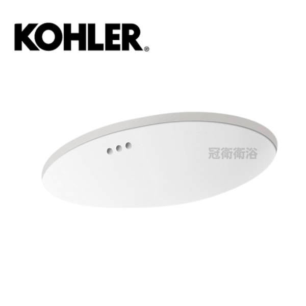 K-99184T-0 下崁盆 KOHLER  K-99184T-0 下崁盆 CHALICE 橢圓型下崁盆 (內徑 53.3 x 38cm