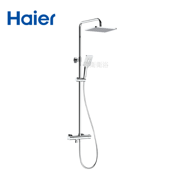 HR-TS-SP 控溫花灑組 Haier 海爾 恆溫旋鈕三段亮銀輕奢淋浴組 恆溫花灑/沐浴蓮蓬頭/龍頭(HR-TS-S1 不含基本安裝)