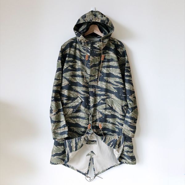 M1951 Parka-Tiger Stripe 美軍復古大衣 / 手作虎斑 迷彩,軍風, 復刻, 軍裝, 大衣