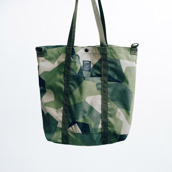 Lilly 折疊托特包 / 瑞典 M90 迷彩 折疊,購物袋,登機包,旅行,TAN,軍規,tote