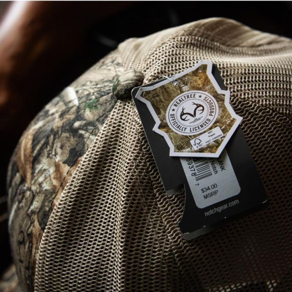 Notch Realtree® 聯名款射手帽 / 北美森林仿生迷彩 hat,cap,Notch,Gear,墨鏡,勤務人員,運動員,網帽,Realtree,北美森林仿生迷彩,trucker