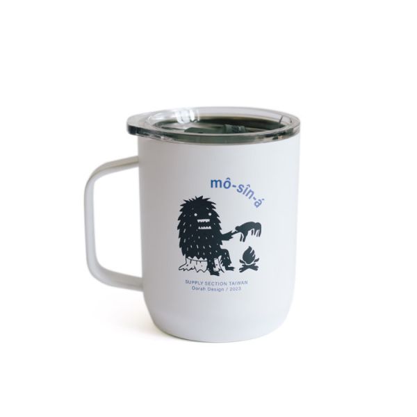 SS 獨家｜Camelbak 露營保溫保冰杯 350ml《 寂寞魔神仔 》 經典白 camelbak,mag, hod print,Taiwan,mountain,camping,coffee,mug,mosina