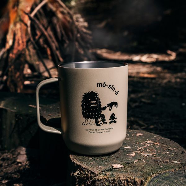 SS 獨家｜Camelbak 露營保溫保冰杯 350ml《 寂寞魔神仔 》 奶茶沙 camelbak,mag, hod print,Taiwan,mountain,camping,coffee,mug,mosina