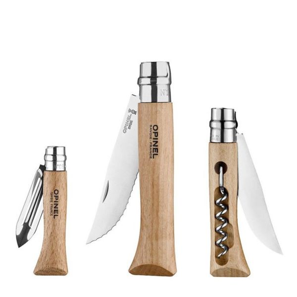 Nomad 遊牧人戶外廚具五件組 opinel,Virobloc,folding knife,camping,cook,outdoor