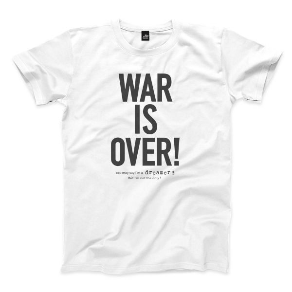 WAR IS OVER 經典歷史標語系列T恤 tee,T恤,軍風,WAR IS OVER,經典歷史標語