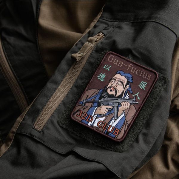 以德服人 - 聯名款布章 台灣,臂章,32D Club,IDPA,patch