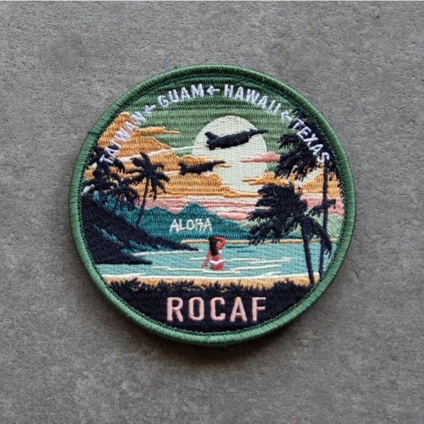 F-16V 夏威夷抵台紀念章 空軍,臂章,F16V,patch,Block70,士氣章,夏威夷,鳳翔專案