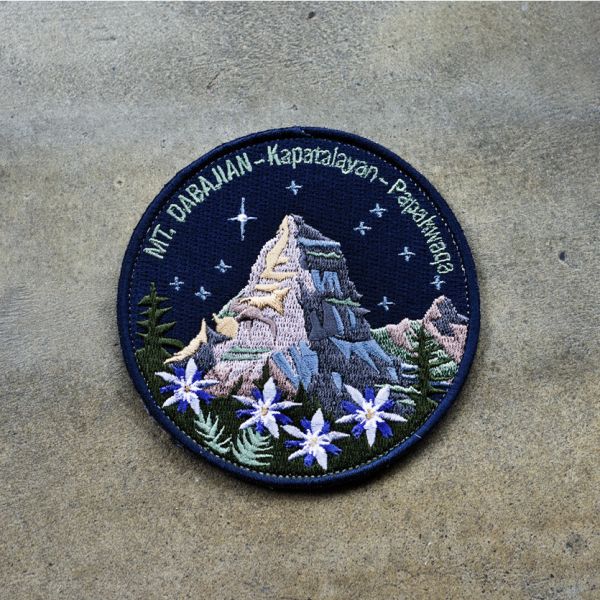 大霸尖山星空下 台灣,高山,大霸尖山,臂章,patch