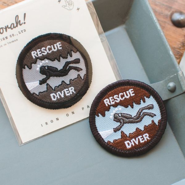 Rescue Diver 救援潛水臂章 / 一入 patch,rescue,diver