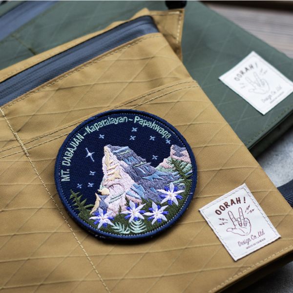 大霸尖山星空下 台灣,高山,大霸尖山,臂章,patch