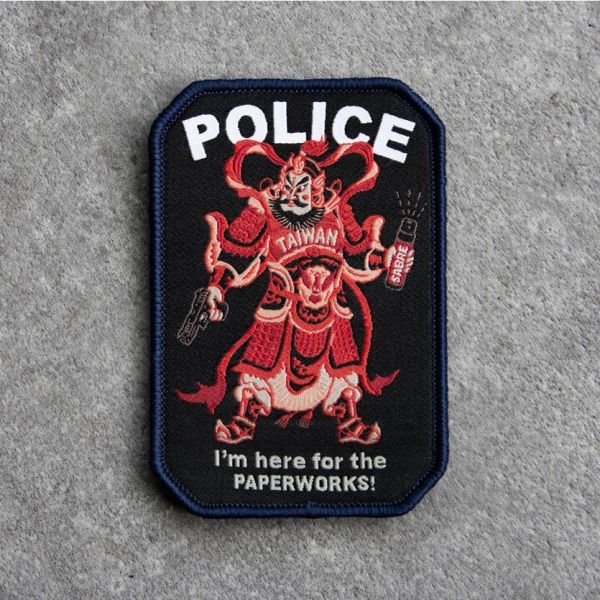POLICE-Taiwan 國際交流紀念章 台灣,臂章,police,patch,CLS