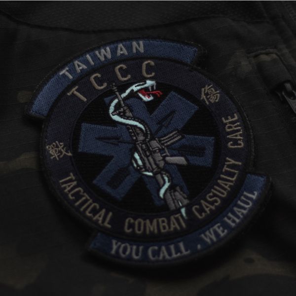 TCCC 戰傷救護訓練章 戰傷,臂章,patch,醫療,訂製