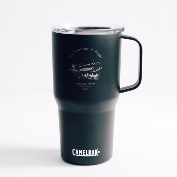 限定套裝｜CamelBak 高峰保溫杯 710ml《 嘉明湖星空下 》 迷霧黑 camelbak,mag, hod print,Taiwan,mountain,camping,coffee,mug,Jiaming Lake,Cidanuman Buan