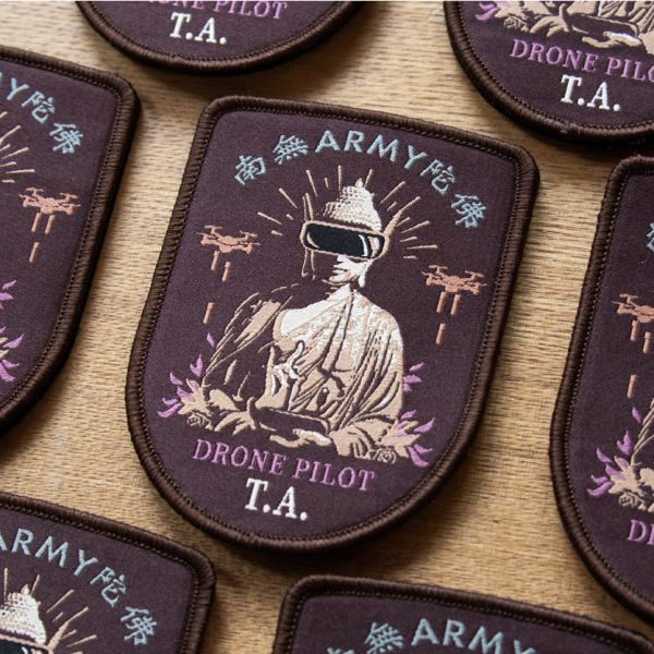 南無 ARMY 陀佛 - 無人機操作員臂章 台灣,無人機,臂章,patch,drone,pilot