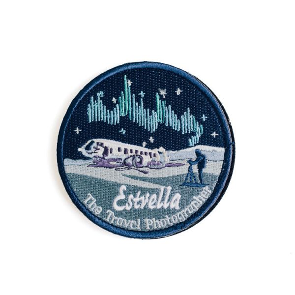 《Estrella 冰島極光》臂章 Sólheimasandur,patch,estrella