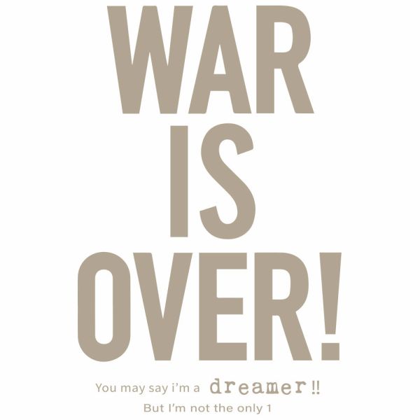 WAR IS OVER 經典歷史標語系列T恤 tee,T恤,軍風,WAR IS OVER,經典歷史標語