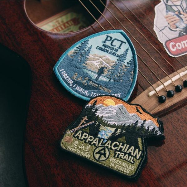 AT 阿帕拉契山徑 - 老山宅聯名款紀念章 臂章,patch,mount,老山宅,健行,徒步,PCT,AT,阿帕拉契
