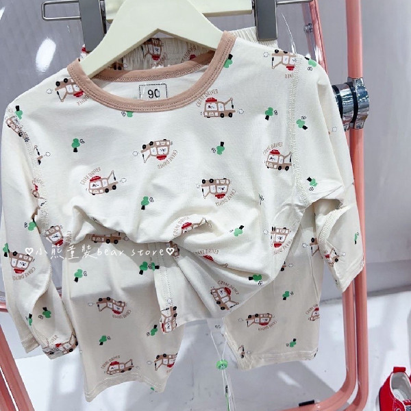 童趣吊車家居服 天絲莫代爾 吊車 車車 工程車 睡衣 家居服
