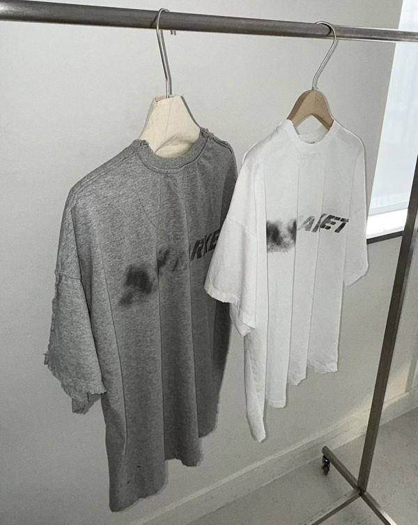 霧化Market割破棉tee 