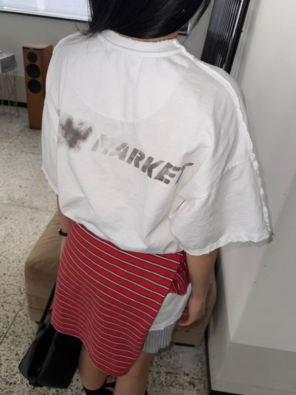 霧化Market割破棉tee 