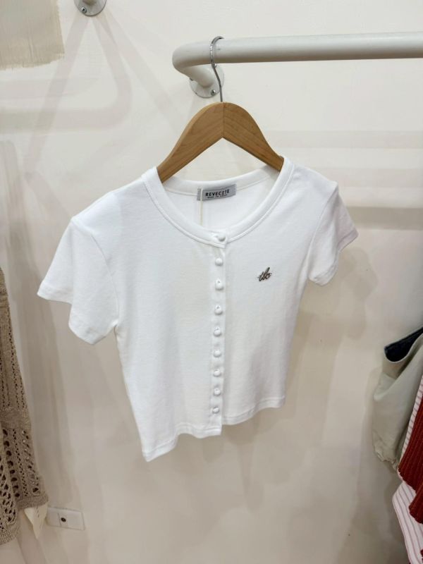 微墊肩排釦上衣 