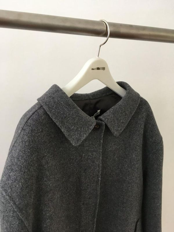 品牌設計前後領90%手工羊毛大衣 