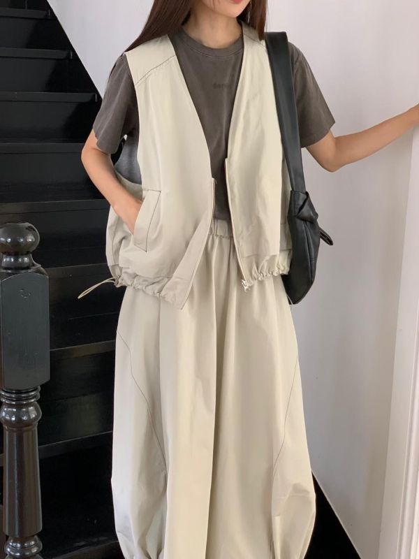 滑布雙面穿酷帥背心 