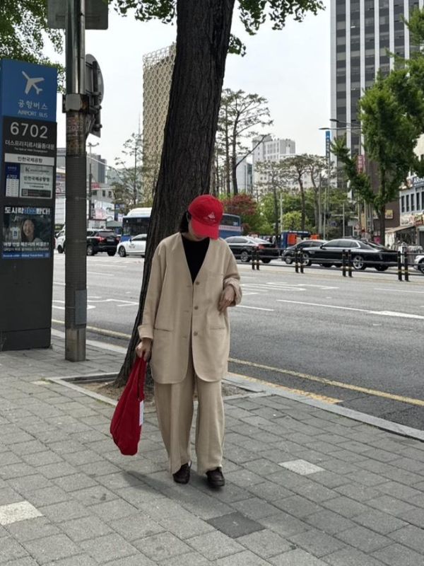 休閒打褶造型帆布包 