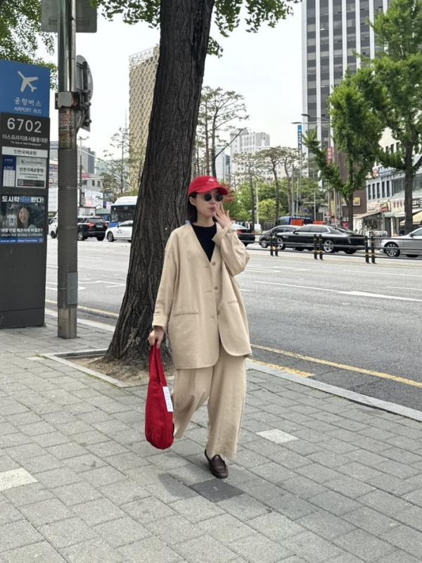 休閒打褶造型帆布包 