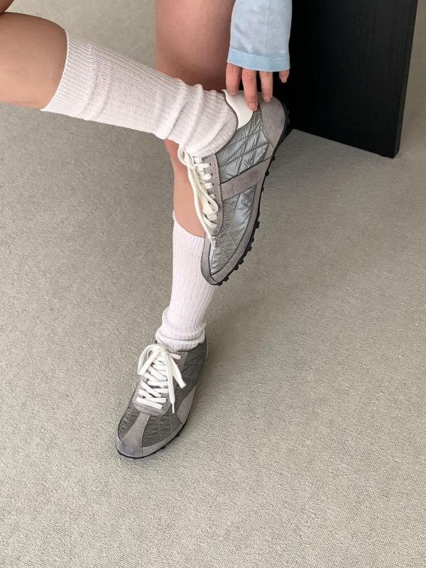 異材質拼接德訓鞋 