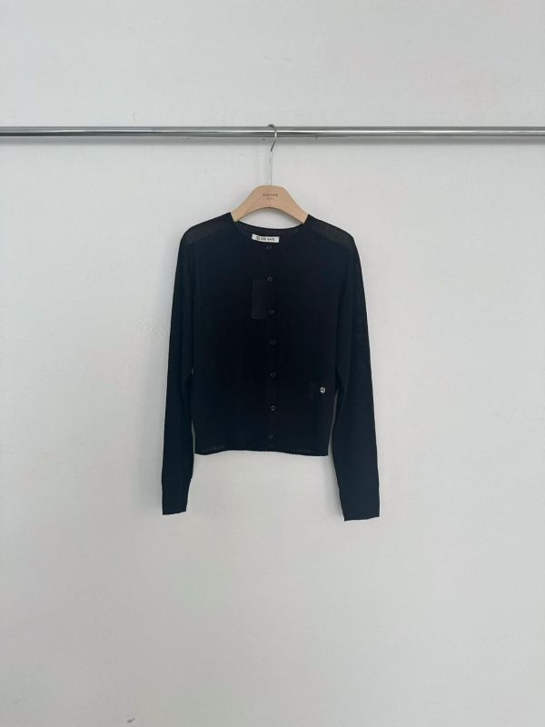 無縫線細緻針織薄外套 