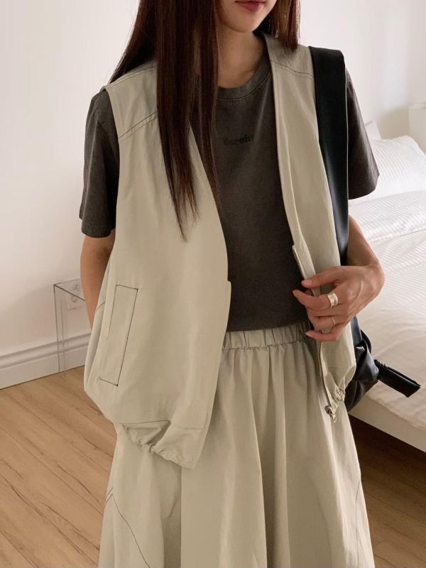 滑布雙面穿酷帥背心 