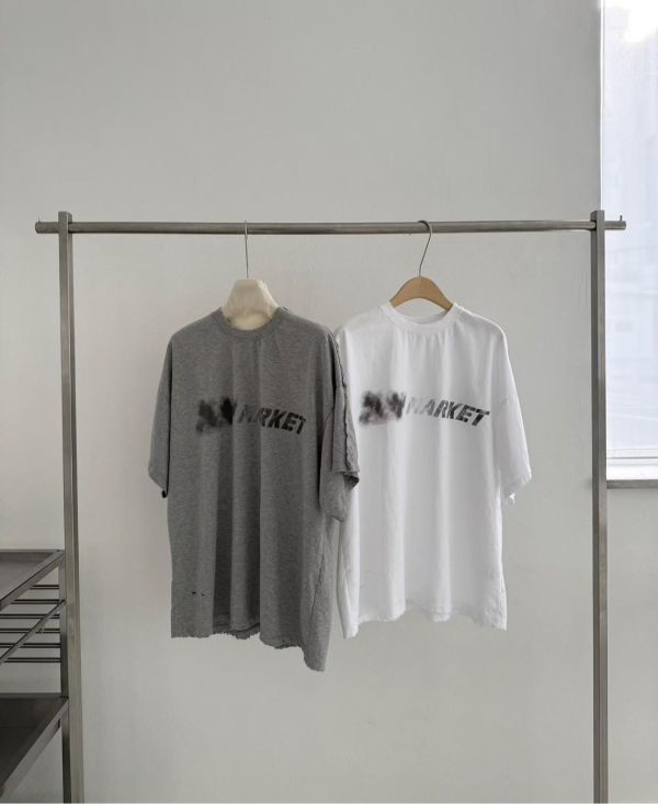 霧化Market割破棉tee 