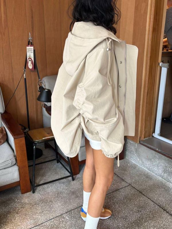 多功能設計感風衣外套 