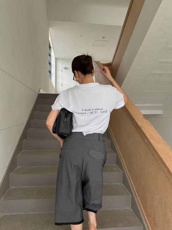 歐膩時髦感七分西褲 