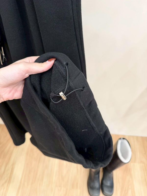 高品設計附寬皮帶休閒棉褲 