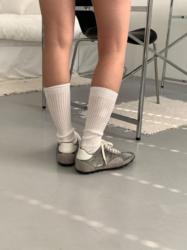 異材質拼接德訓鞋 