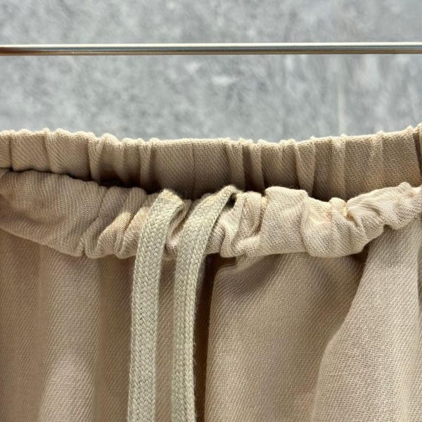 高品設計 高質感鬆緊腰棉麻褲 