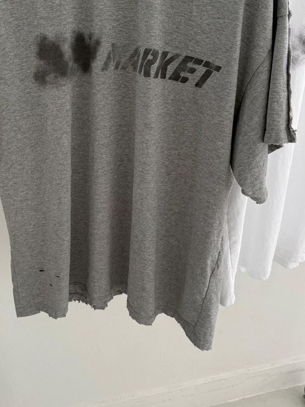 霧化Market割破棉tee 